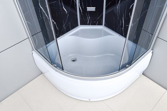 Приложений ливня ванны 990x990x2250mm рамка 4mm стеклянных алюминиевая