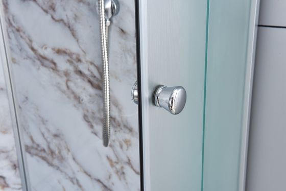 Приложения ливня квадранта Bathroom рамка белого алюминиевая