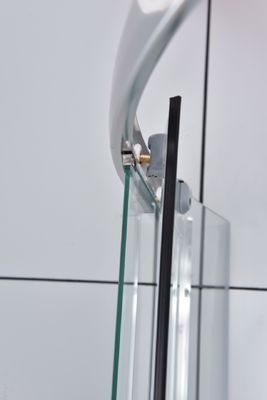 Приложения ливня входа Chrome стекло 5mm алюминиевого углового ясное