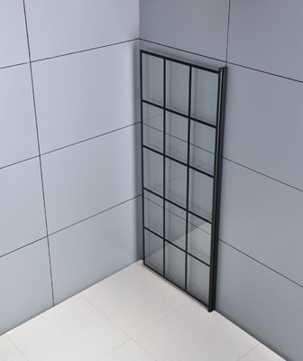 Двери алюминиевого ливня Bathroom рамки сползая стеклянные 6mm