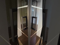 5/6 мм черный блок стекла квадратные душевые корпуса с черной рамой из алюминия