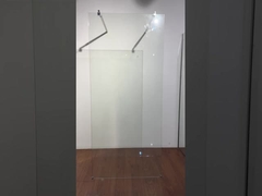 8 мм 600x2000 мм Круглая ванная экрана Затемненное стекло безопасности