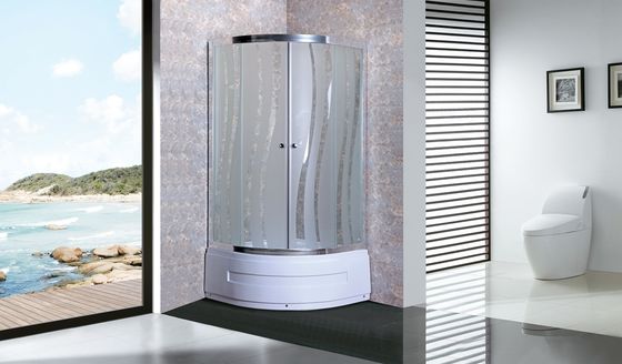 приложения ливня Bathroom 1000×1000×2000mm рамка стеклянного серебряная алюминиевая
