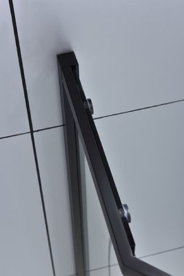 Закаленная стеклянная угловая чернота ISO9001 приложения ливня квадранта